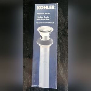 Kohler Brushed Nickel Clicker Drain
